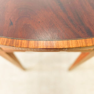 A George III Mahogany and Satinwood Crossbanded Pembroke Table