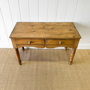 An Antique English Console Table