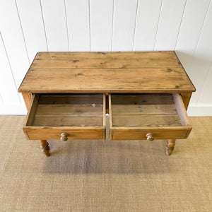 An Antique English Console Table