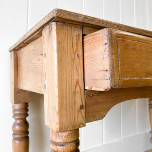 An Antique English Console Table