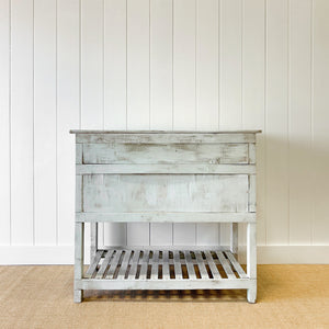 A 19th Century Rustic English Country Pantry Table