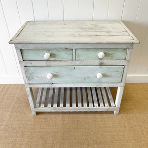 A 19th Century Rustic English Country Pantry Table