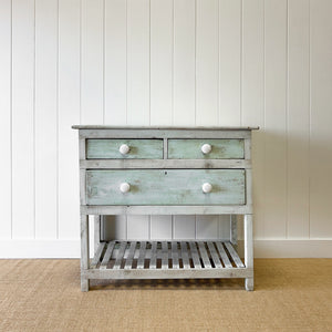 A 19th Century Rustic English Country Pantry Table