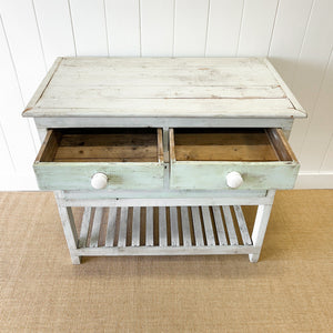 A 19th Century Rustic English Country Pantry Table