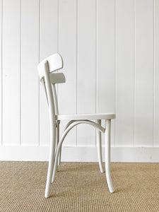 A Vintage Set of 3 White Chairs