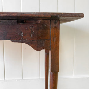 An Antique English Oak 18th Century Game Table