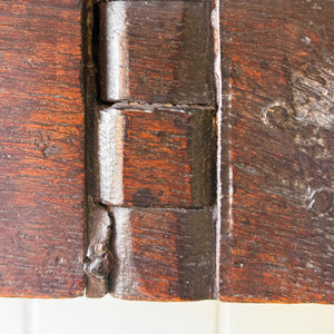 An Antique English Oak 18th Century Game Table