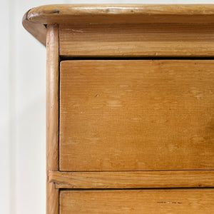 An Antique 19th Century Pine Chest of Drawers Dresser