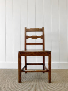 A George III Provincial Welsh Mahogany Side Chair