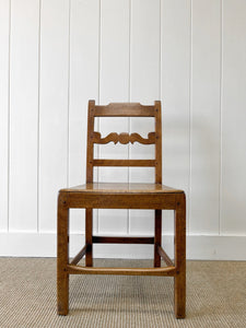 A George III Provincial Welsh Mahogany Side Chair