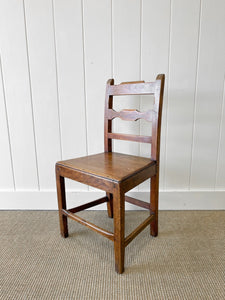 A George III Provincial Welsh Mahogany Side Chair