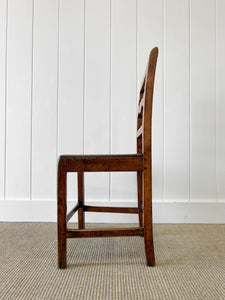 A George III Provincial Welsh Mahogany Side Chair