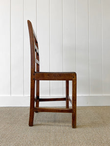 A George III Provincial Welsh Mahogany Side Chair