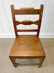 A George III Provincial Welsh Mahogany Side Chair