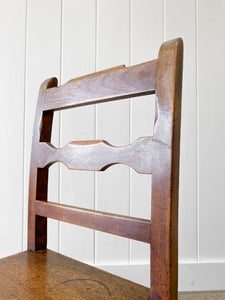 A George III Provincial Welsh Mahogany Side Chair