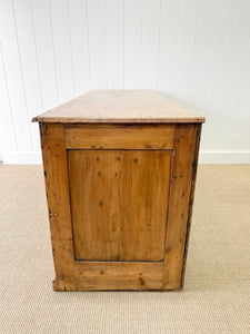 A 19th Century English Bank of Drawers Sideboard