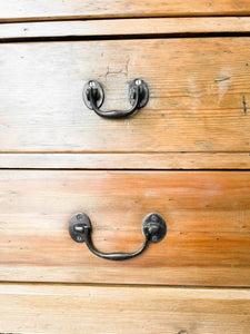 A 19th Century English Bank of Drawers Sideboard