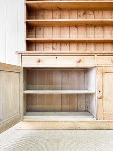 A 19th Century Pine Welsh Dresser or Cupboard