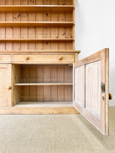 A 19th Century Pine Welsh Dresser or Cupboard