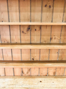 A 19th Century Pine Welsh Dresser or Cupboard