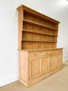 A 19th Century Pine Welsh Dresser or Cupboard