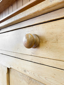 A 19th Century Pine Welsh Dresser or Cupboard