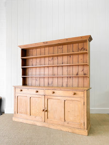 A 19th Century Pine Welsh Dresser or Cupboard