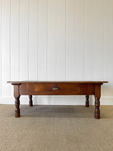 A English Oak Country Made Coffee Table