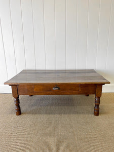 A English Oak Country Made Coffee Table