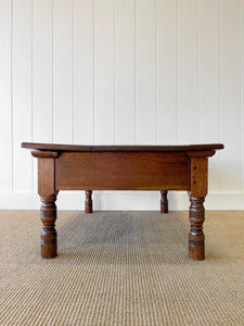 A English Oak Country Made Coffee Table