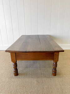 A English Oak Country Made Coffee Table