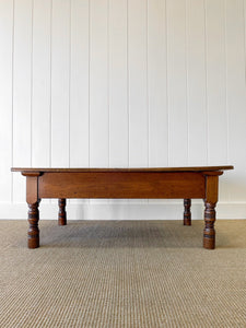 A English Oak Country Made Coffee Table