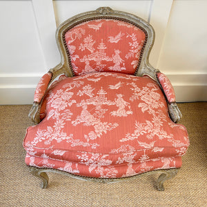 A Lovely Pair of 18th Century Style French Armchairs