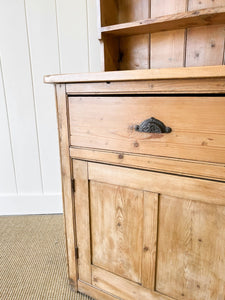 A 19th Century Pine Welsh Dresser or Cupboard