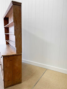 A 19th Century Pine Welsh Dresser or Cupboard