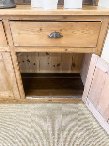 A 19th Century Pine Welsh Dresser or Cupboard