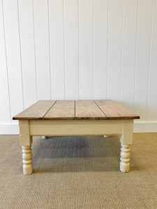 An Antique English Country Pine Coffee Table