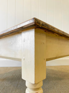 An Antique English Country Pine Coffee Table