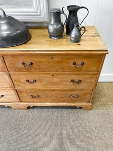 A 19th Century English Bank of Drawers Sideboard