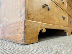 A 19th Century English Bank of Drawers Sideboard