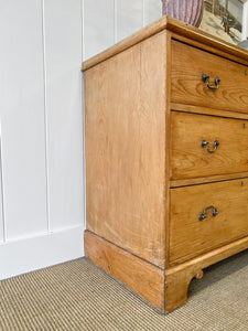 A 19th Century English Bank of Drawers Sideboard