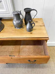 A 19th Century English Bank of Drawers Sideboard