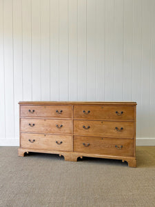 A 19th Century English Bank of Drawers Sideboard