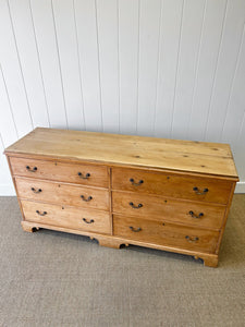 A 19th Century English Bank of Drawers Sideboard