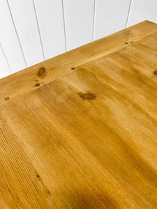 English Country Pine Waxed 5ft Refectory Style Table