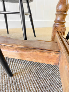 English Country Pine Waxed 5ft Refectory Style Table