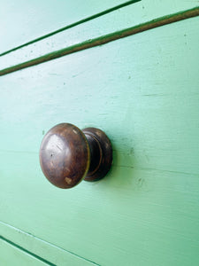 A Happy Green Pine Chest of Drawers Dresser c1890