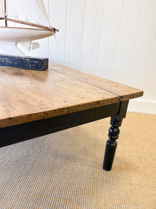 An Antique English Country Pine Coffee Table