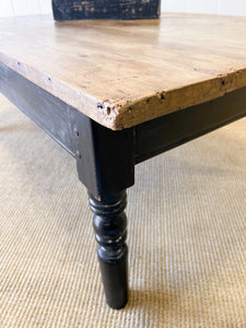 An Antique English Country Pine Coffee Table