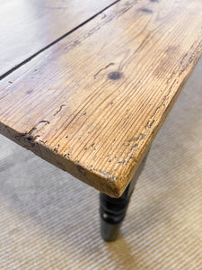 An Antique English Country Pine Coffee Table